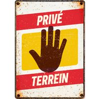 Plenty Gifts Bord Blik Privé Terrein (v)