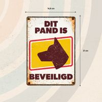 Plenty Gifts Bord Blik Pand Beveiligd (v)