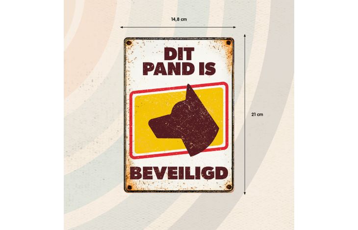 Plenty Gifts Bord Blik Pand Beveiligd (v)