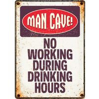 Plenty Gifts Sign Metal Man Cave (v)