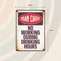 Plenty Gifts Sign Metal Man Cave (v)