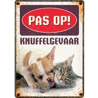 Plenty Gifts Bord Blik Knuffelgevaar (v)