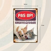 Plenty Gifts Bord Blik Knuffelgevaar (v)