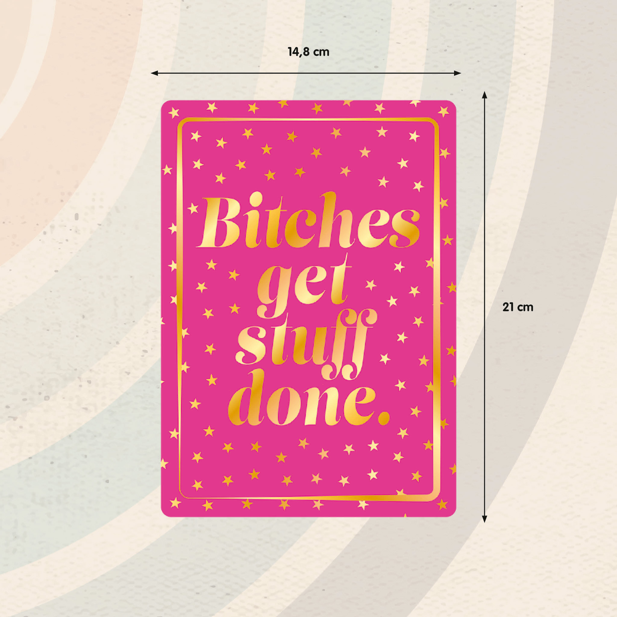 Plenty Gifts Bord blik Bitches (v)