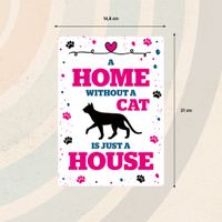 Plenty Gifts Sign Metal Home Without Cat (v)