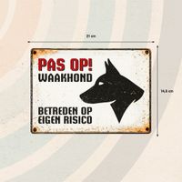 Plenty Gifts Bord Blik Waakhond (h)