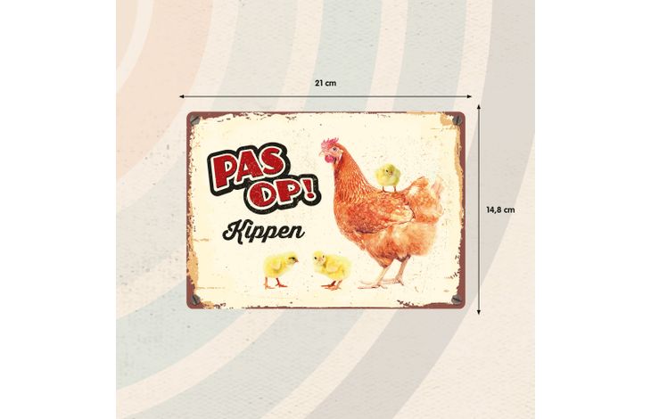 Plenty Gifts Bord Blik Kippen (h)