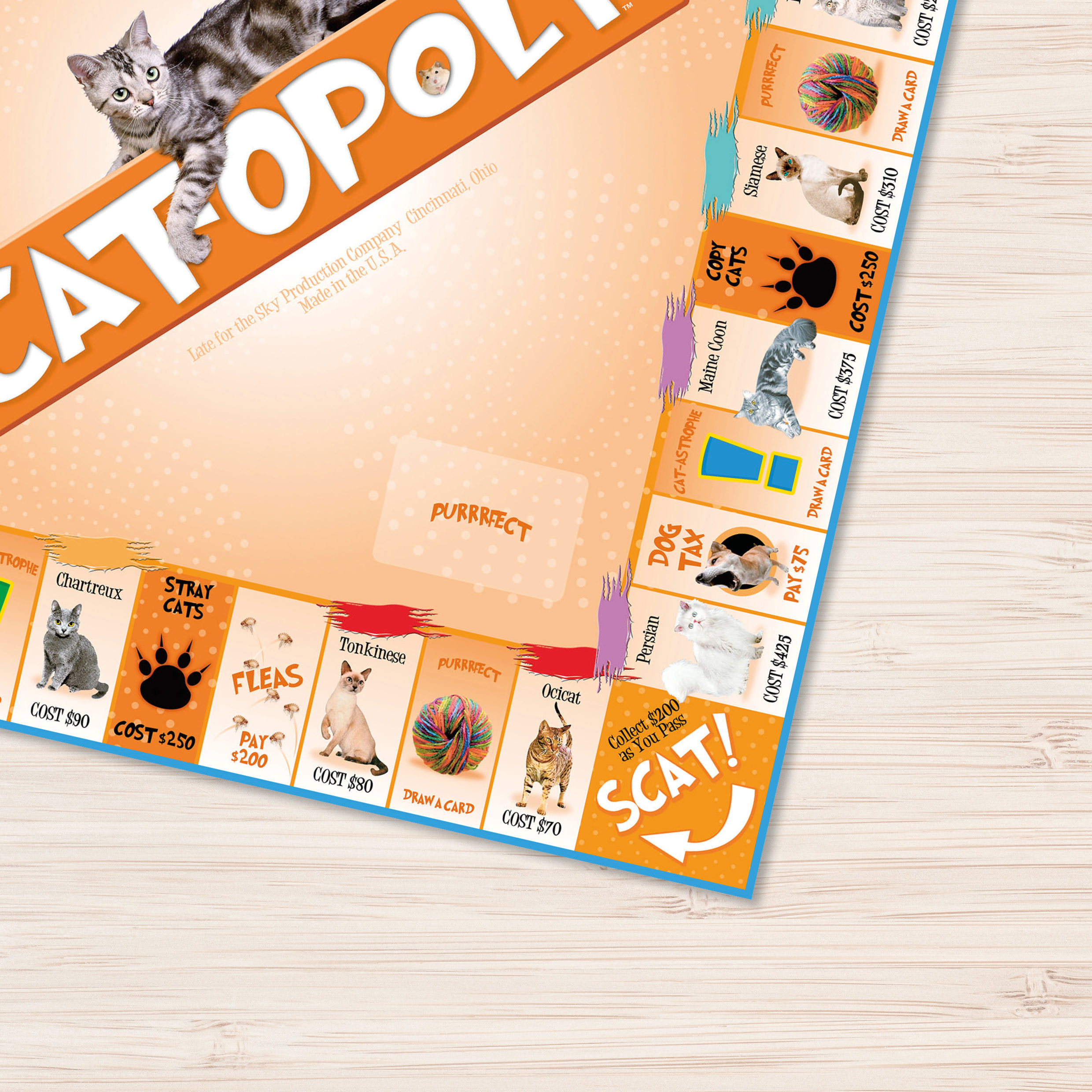 Late For The Sky Opoly Cat