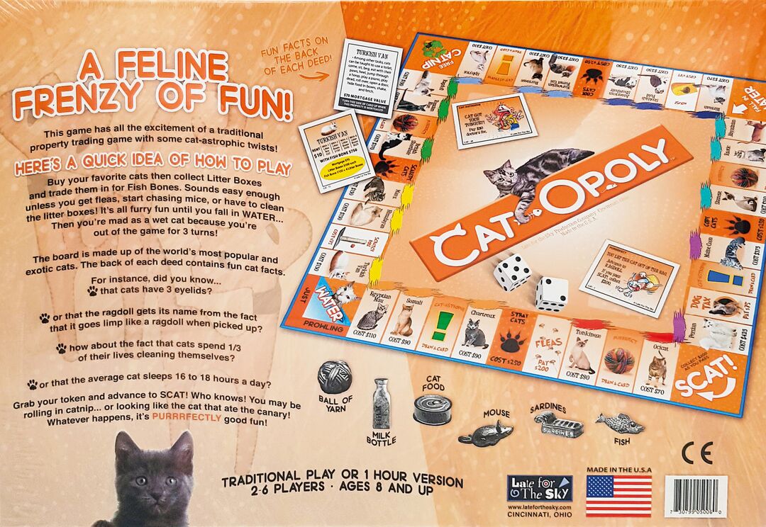Late For The Sky Opoly Cat