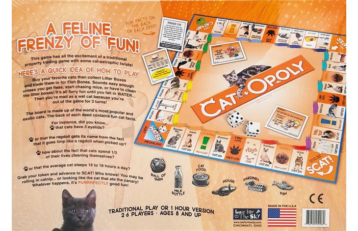 Late For The Sky Opoly Cat