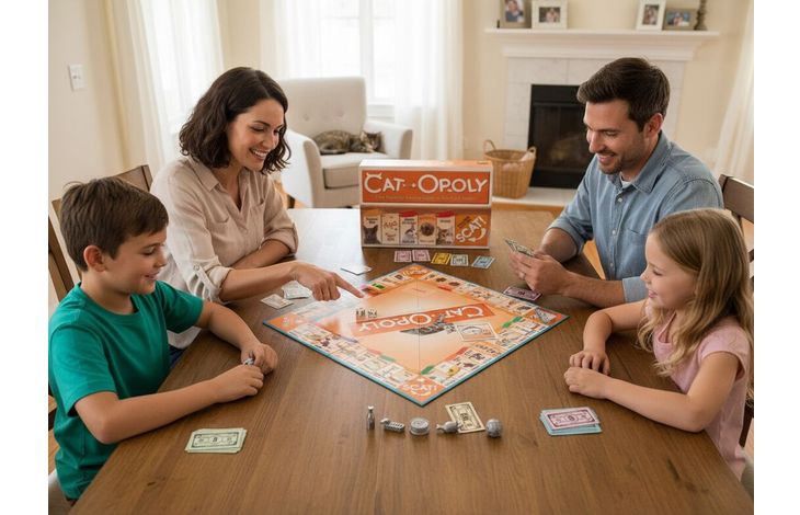 Late For The Sky Opoly Cat
