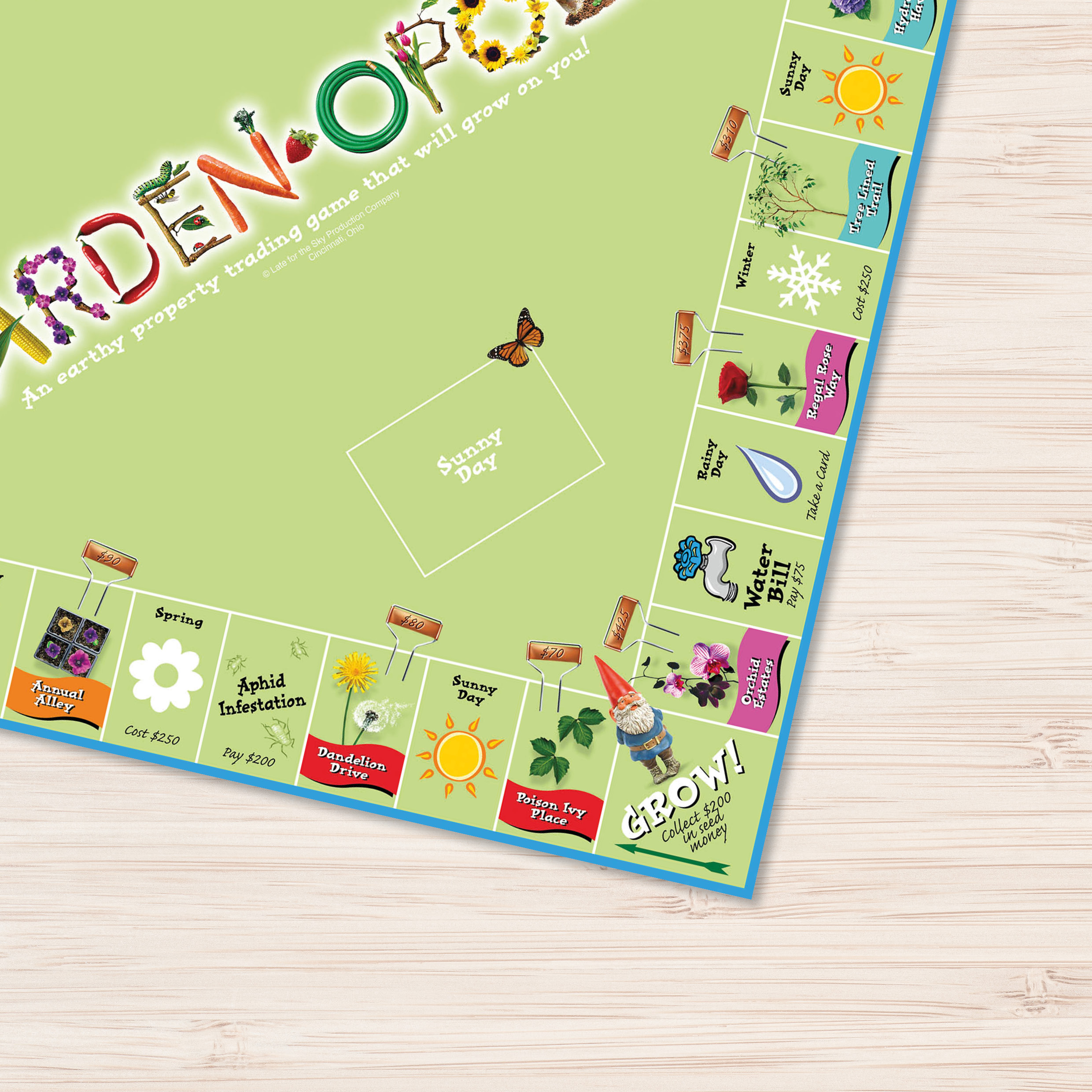 Late For The Sky Opoly Garden