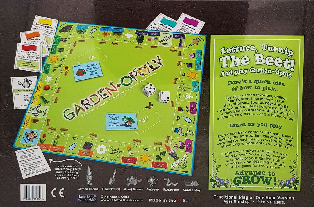 Late For The Sky Opoly Garden