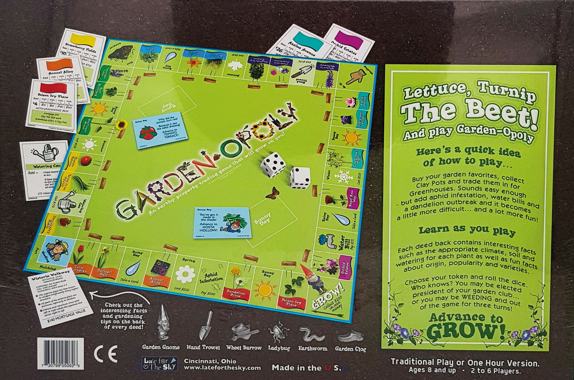 Late For The Sky Opoly Garden