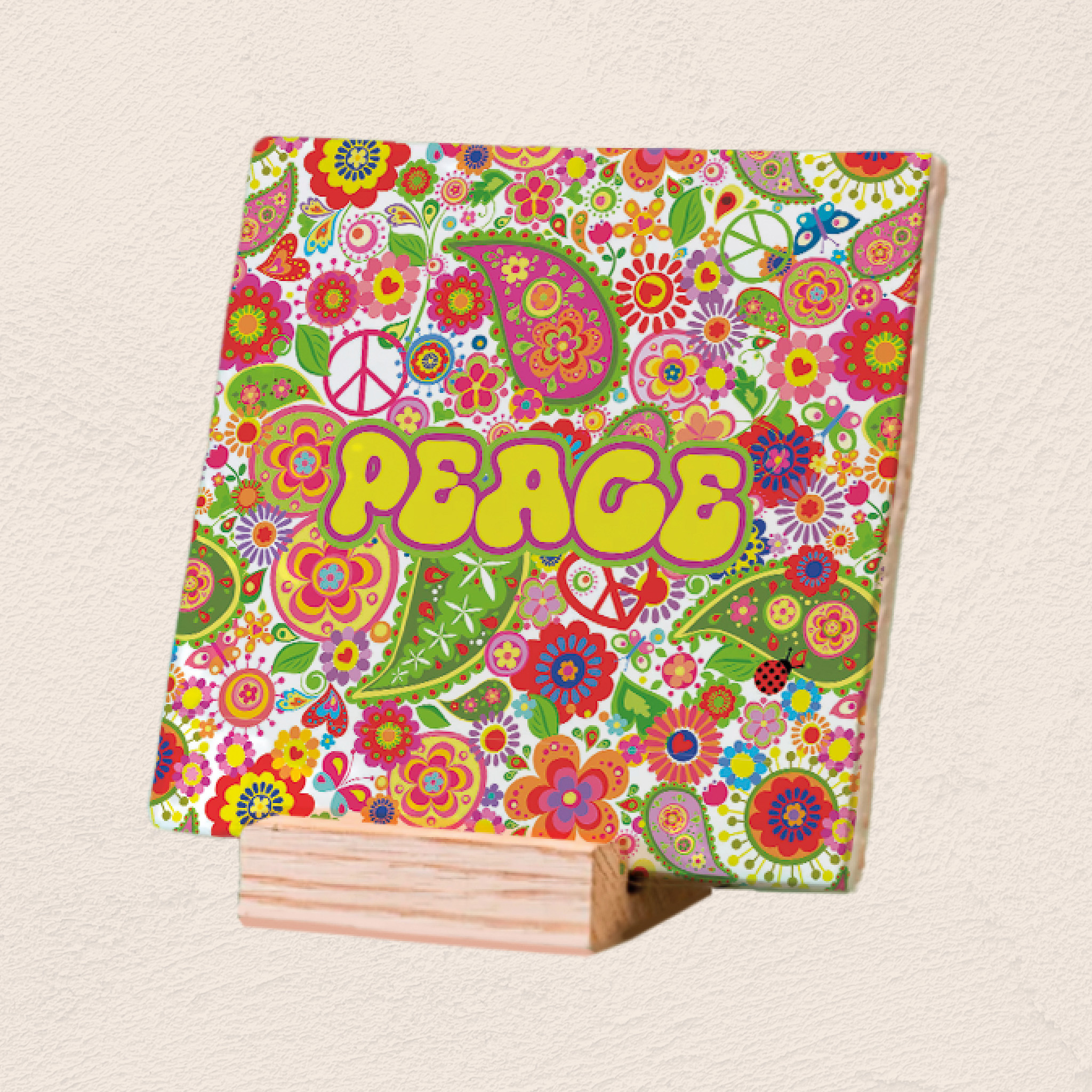 Plenty Gifts Deco Tile Peace