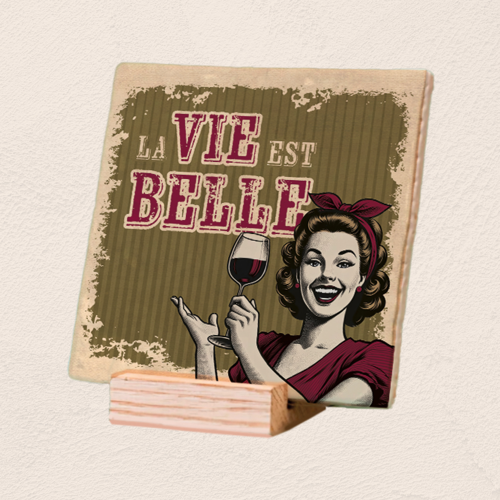 Plenty Gifts Deco Tile La Vie Est Belle