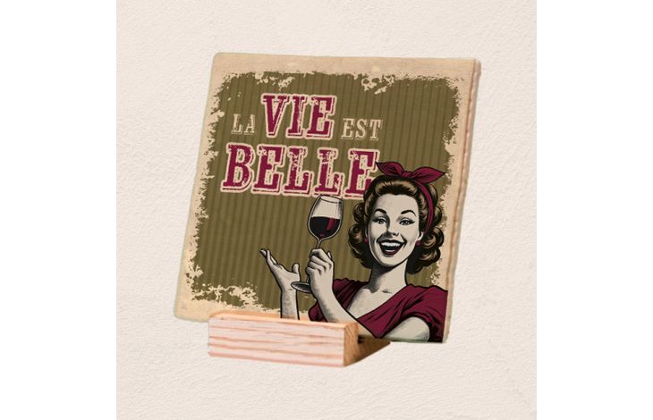 Plenty Gifts Deco Tile La Vie Est Belle