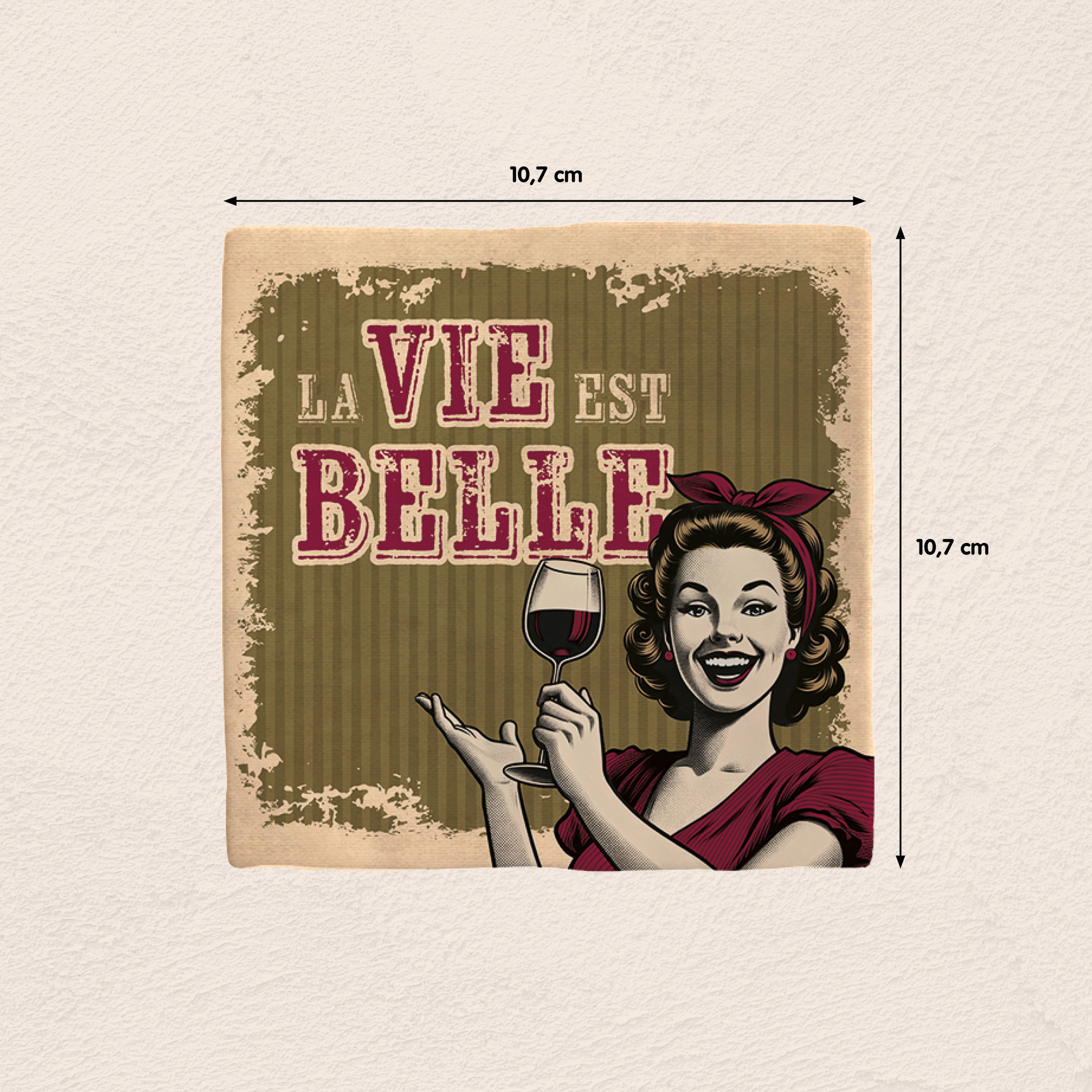 Plenty Gifts Deco Tile La Vie Est Belle