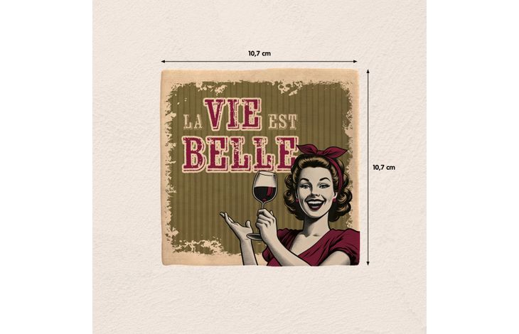 Plenty Gifts Deco Tile La Vie Est Belle