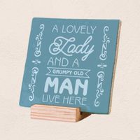 Plenty Gifts Deco Tile Lovely Lady