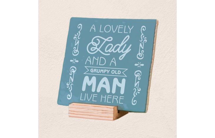 Plenty Gifts Deco Tile Lovely Lady