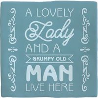 Plenty Gifts Deco Tile Lovely Lady