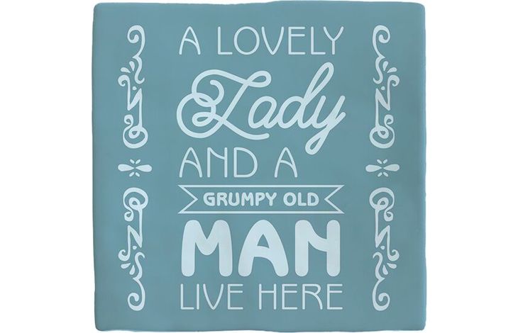 Plenty Gifts Deco Tile Lovely Lady