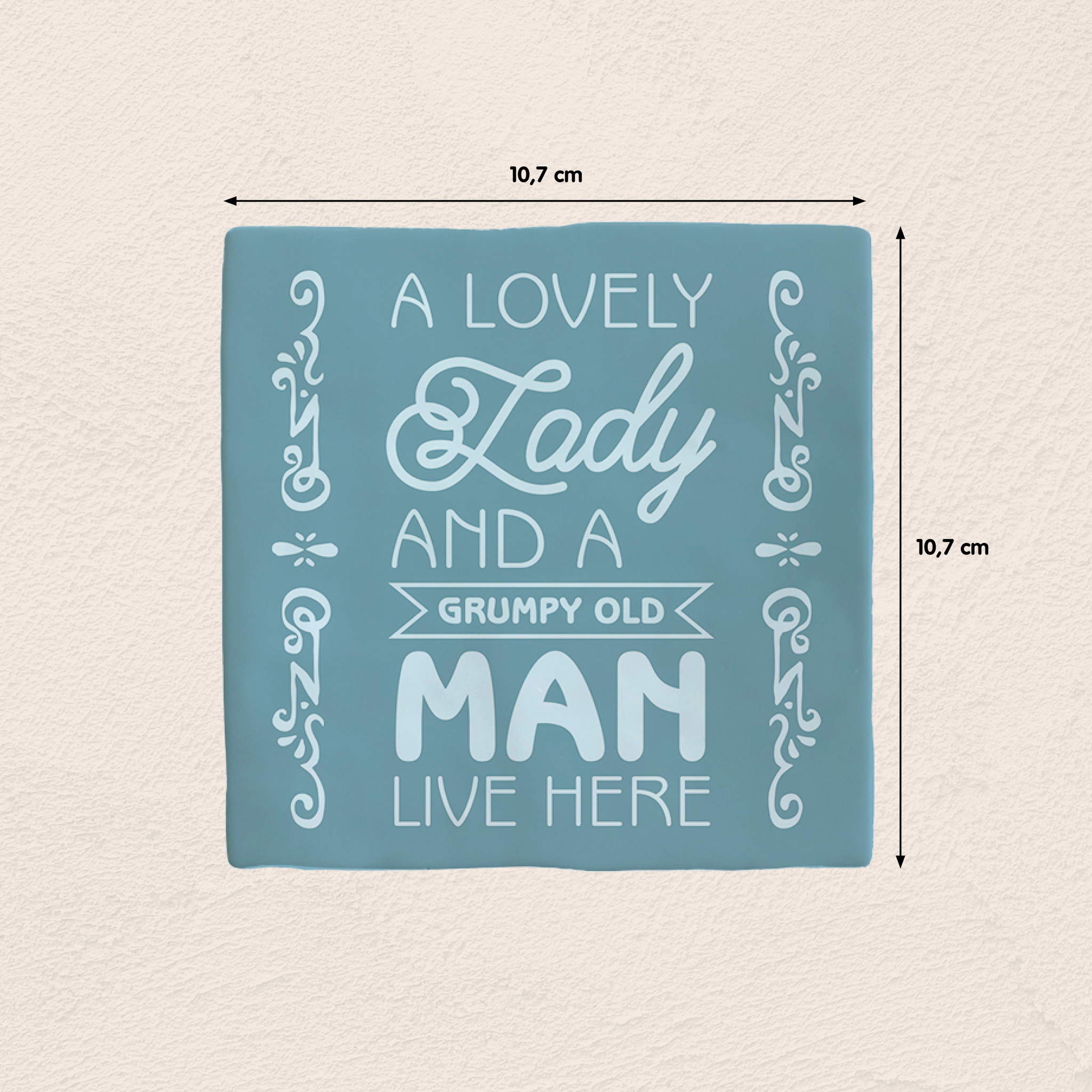 Plenty Gifts Deco Tile Lovely Lady