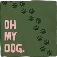 Plenty Gifts Deco Tile Oh My Dog