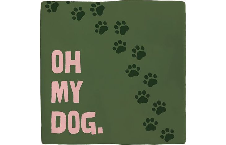 Plenty Gifts Deco Tile Oh My Dog