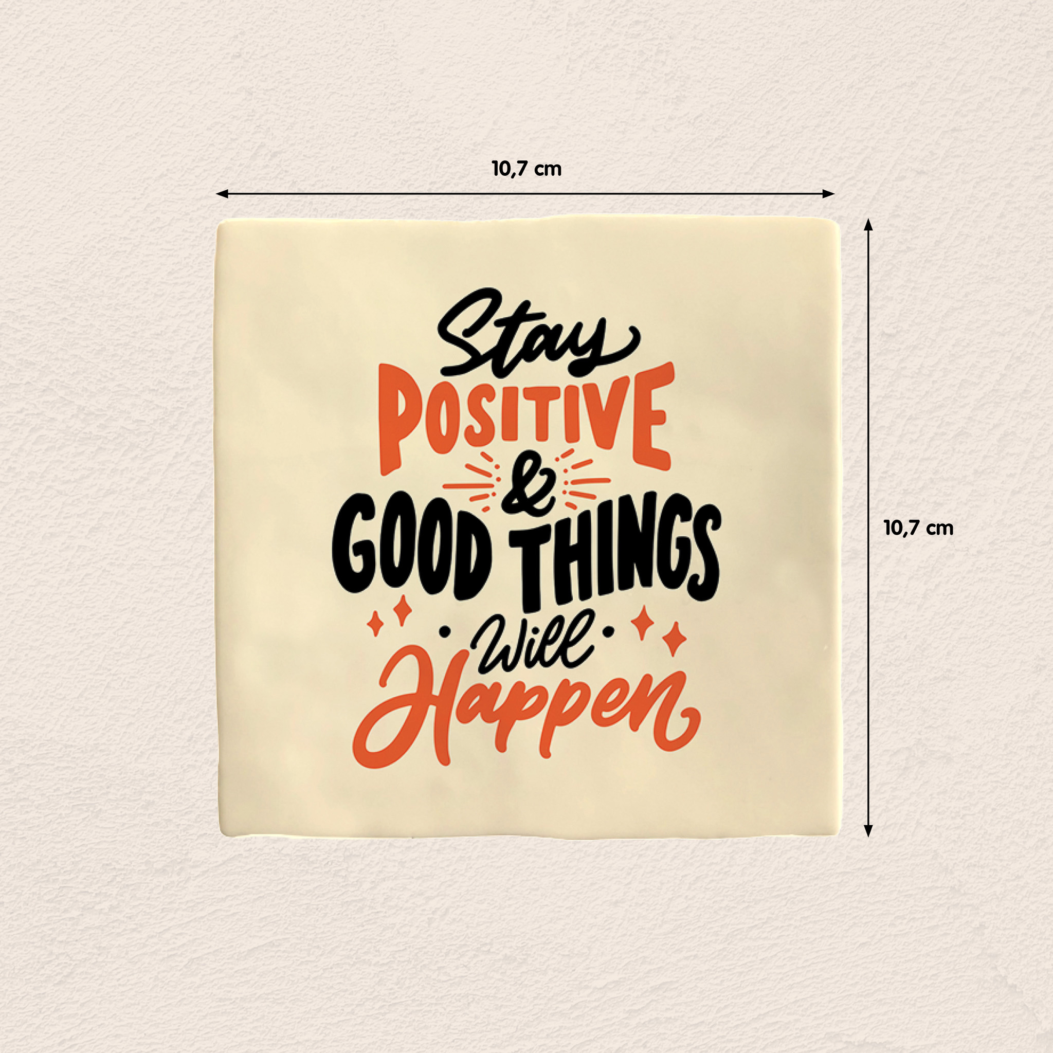 Plenty Gifts Deco Tile Stay Positive