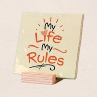 Plenty Gifts Deco Tile My Life My Rules