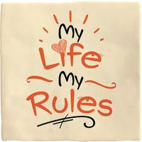 Plenty Gifts Deco Tile My Life My Rules