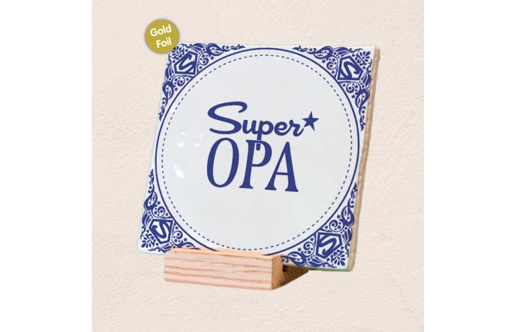 Plenty Gifts Deco Tile Super Opa