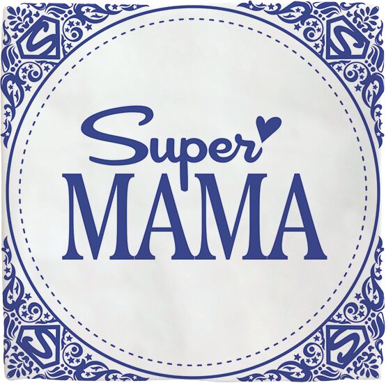Plenty Gifts Deco Tile Super Mama