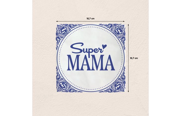 Plenty Gifts Deco Tile Super Mama