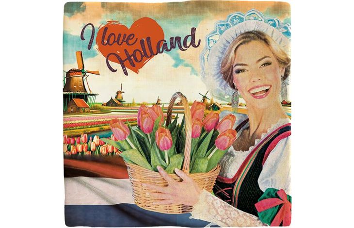 Plenty Gifts Deco Tile I Love Holland