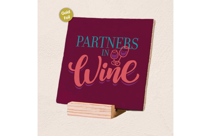 Plenty Gifts Deco Tile Partners in Wine