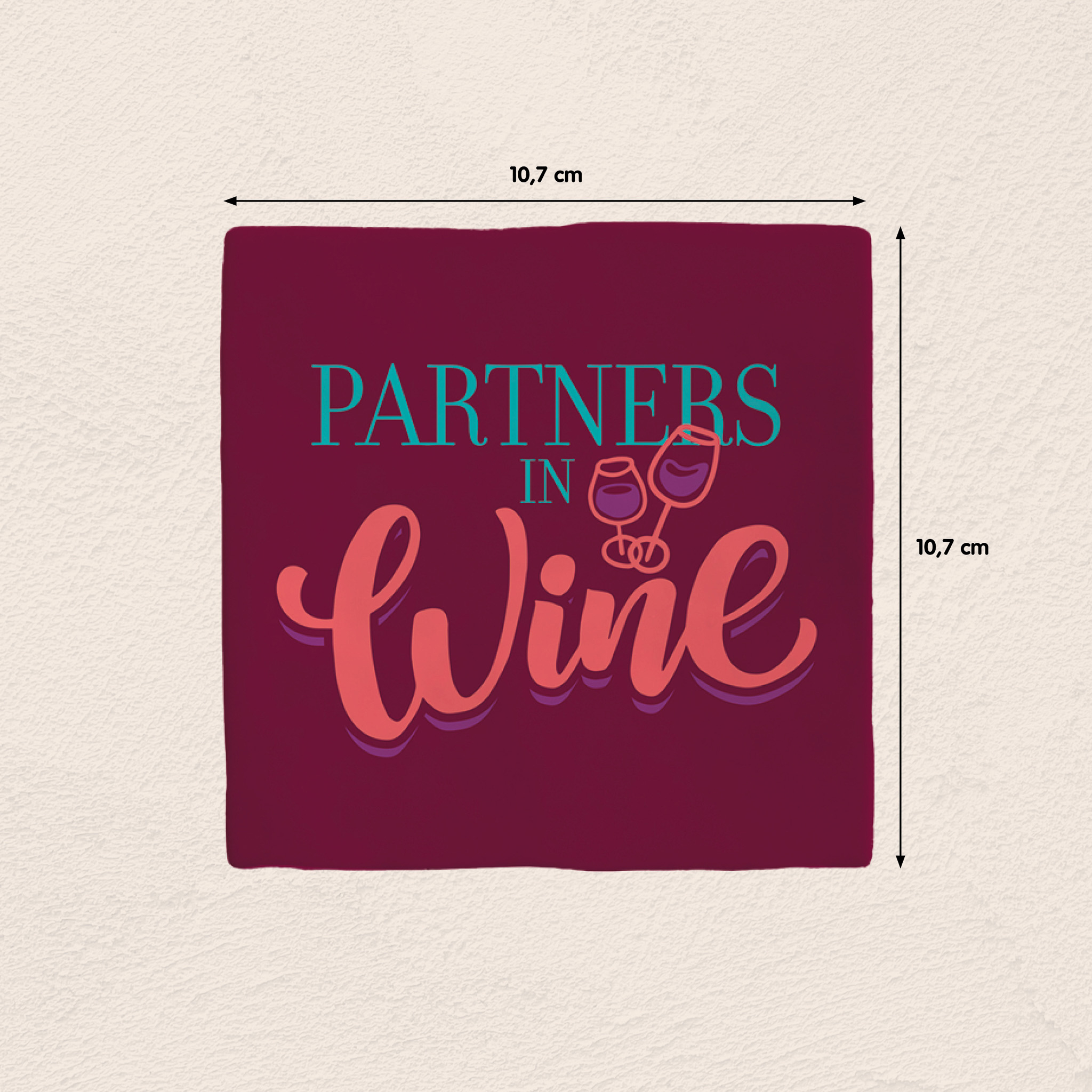 Plenty Gifts Deco Tile Partners in Wine