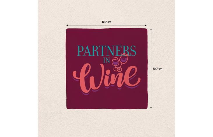 Plenty Gifts Deco Tile Partners in Wine