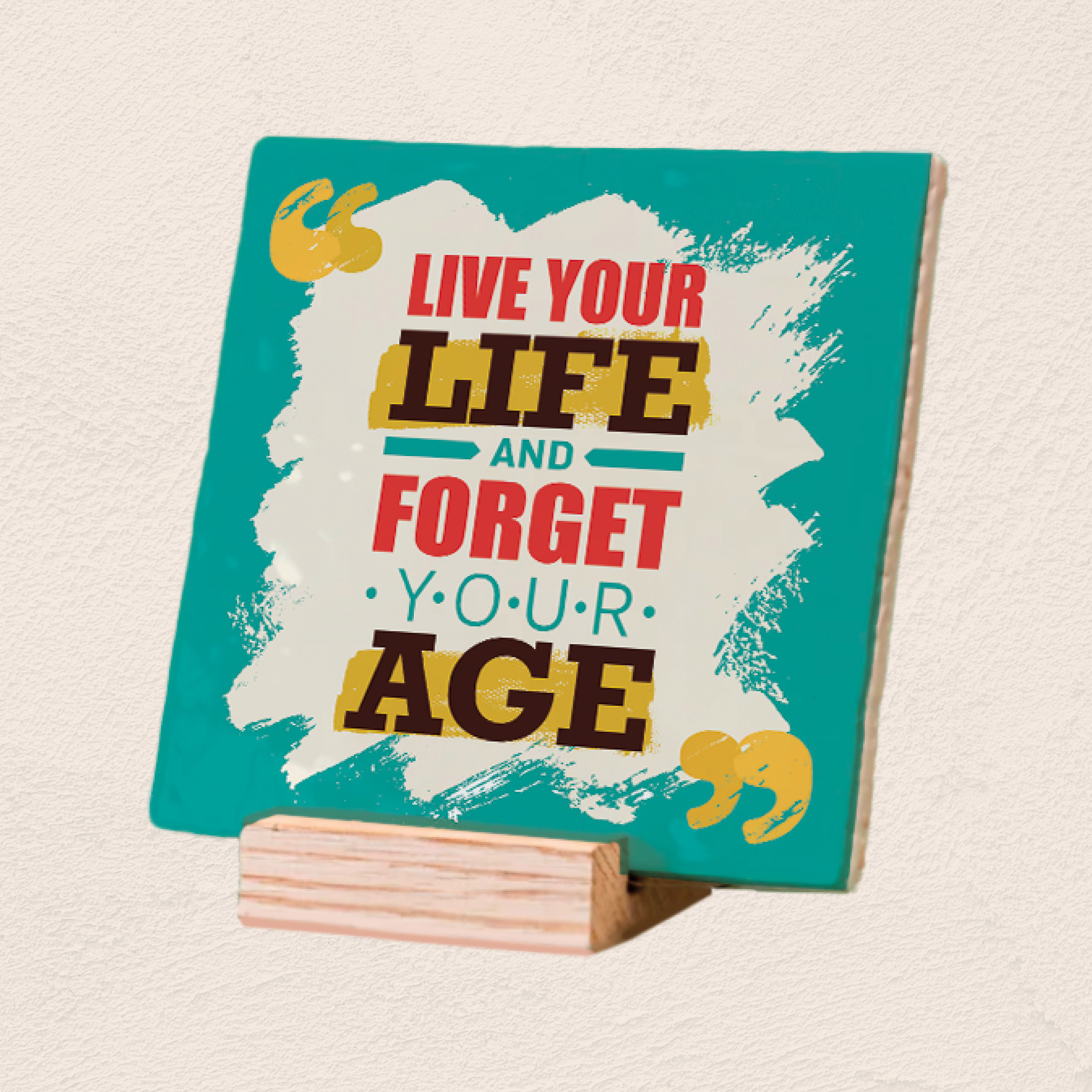 Plenty Gifts Deco Tile Live Your Life