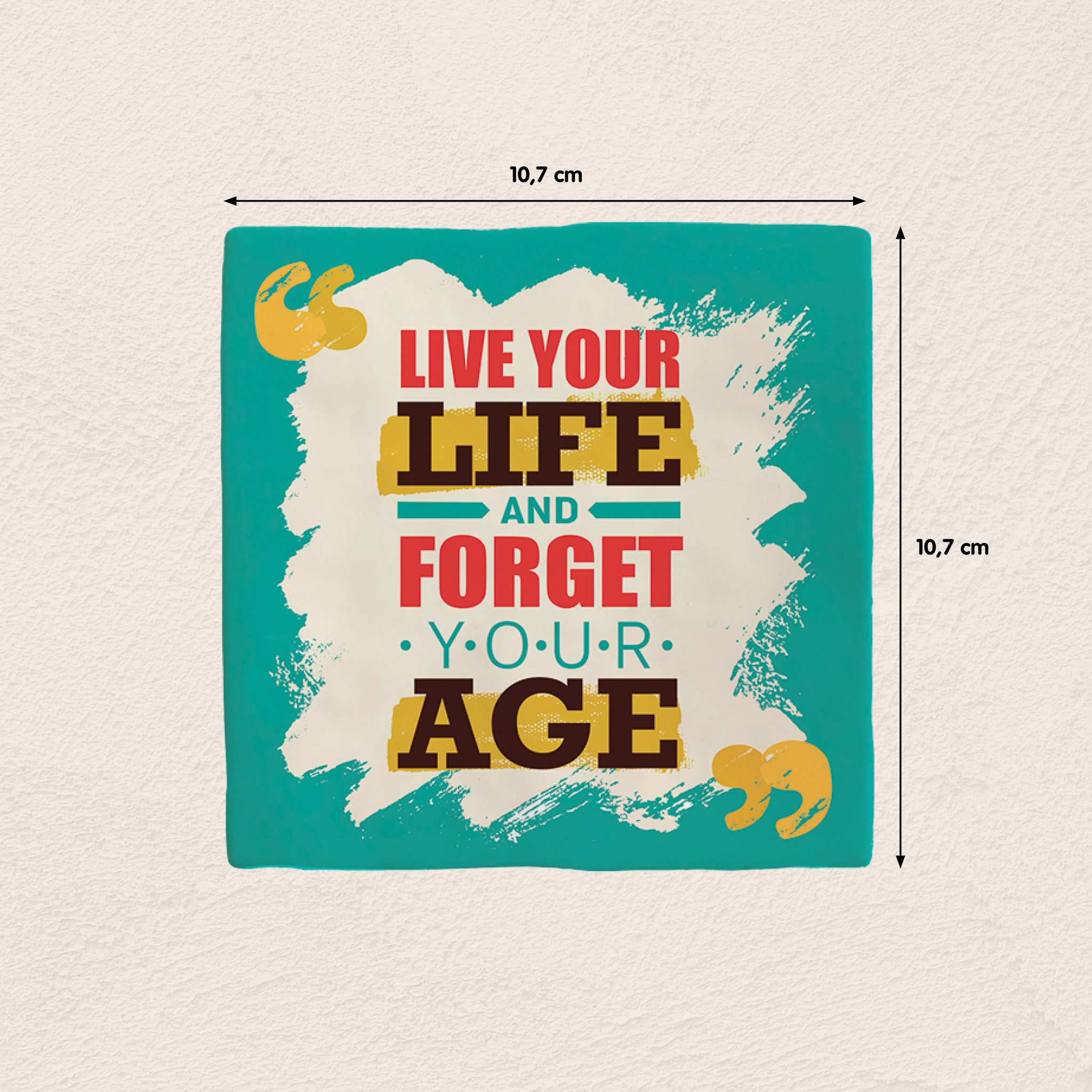 Plenty Gifts Deco Tile Live Your Life