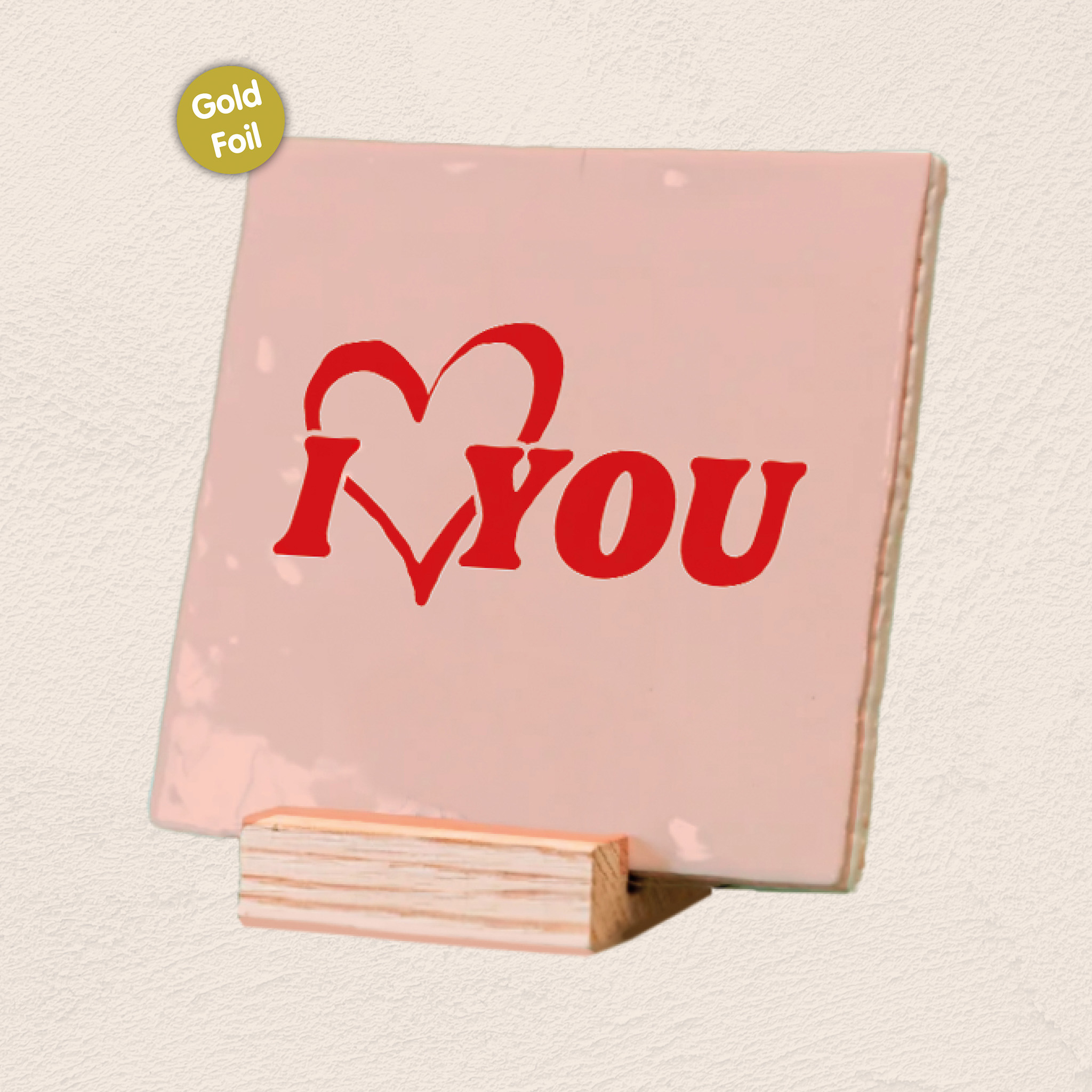 Plenty Gifts Deco Tile I Love You