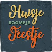 Plenty Gifts Deco Tile Huisje Boompje Feestje