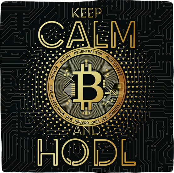 Plenty Gifts Deco Tile Keep Calm Hodl