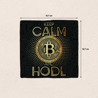 Plenty Gifts Deco Tile Keep Calm Hodl