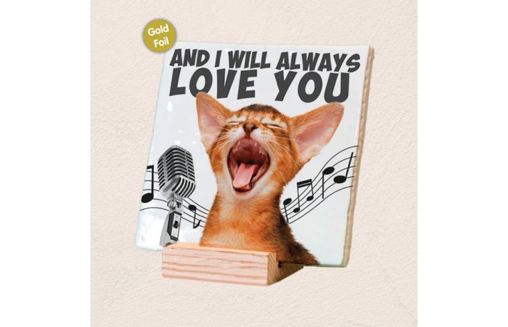 Plenty Gifts Deco Tile I Will Always Love You