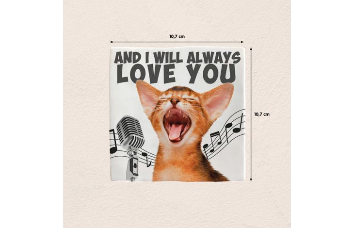 Plenty Gifts Deco Tile I Will Always Love You