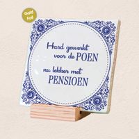 Plenty Gifts Deco Tile Pensioen