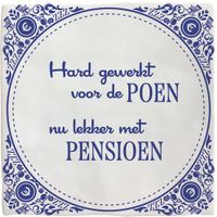 Plenty Gifts Deco Tile Pensioen